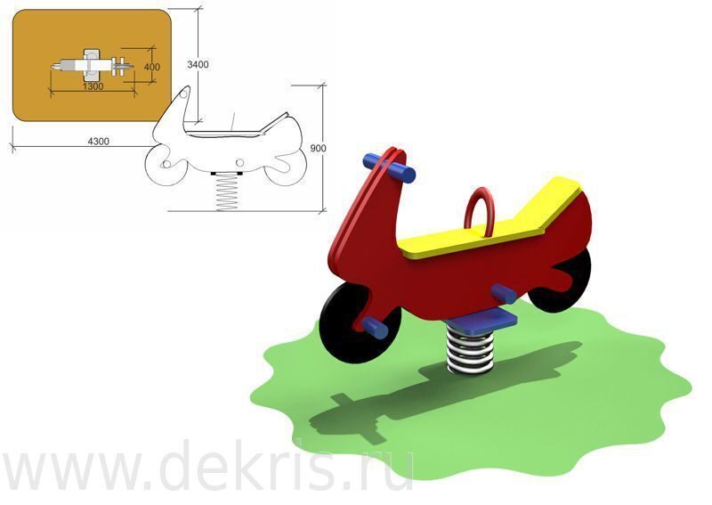 Детская качалка мотоцикл чертеж с размерами из дерева